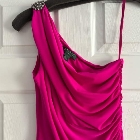 Hot Pink Evening Gown - Picture 3 of 4